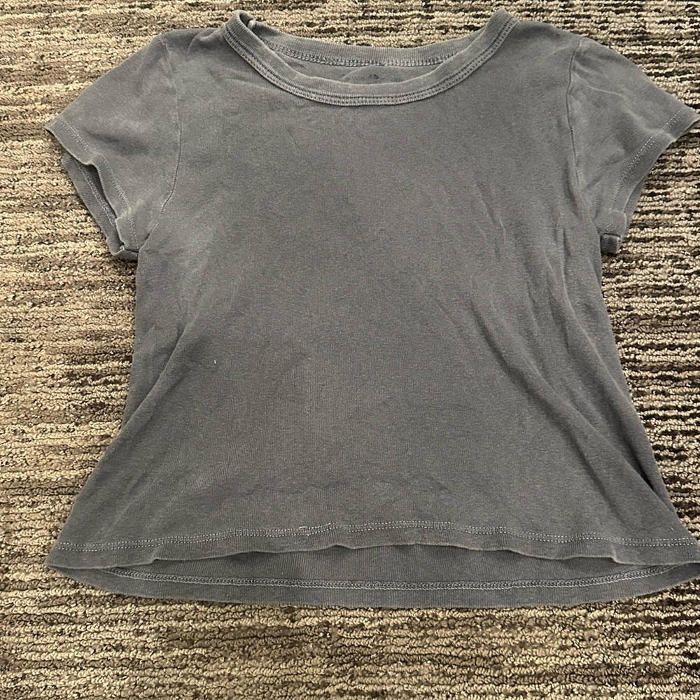 Brandy Melville Gray Crop Top